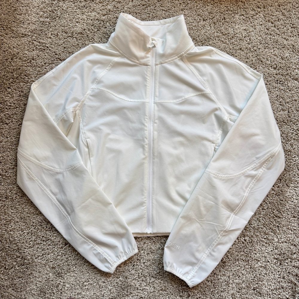 NWOT Lululemon Water-Repellent Stretch Tennis Jacket in White Size 2